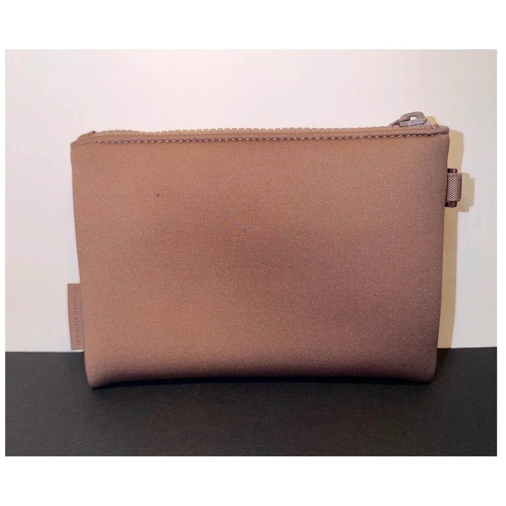 Dagne Dover Hunter Neoprene Toiletry Pouch Muted Mauve Travel Makeup Organizer
